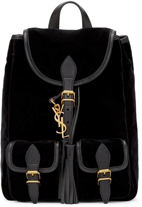 yves saint laurent black backpack